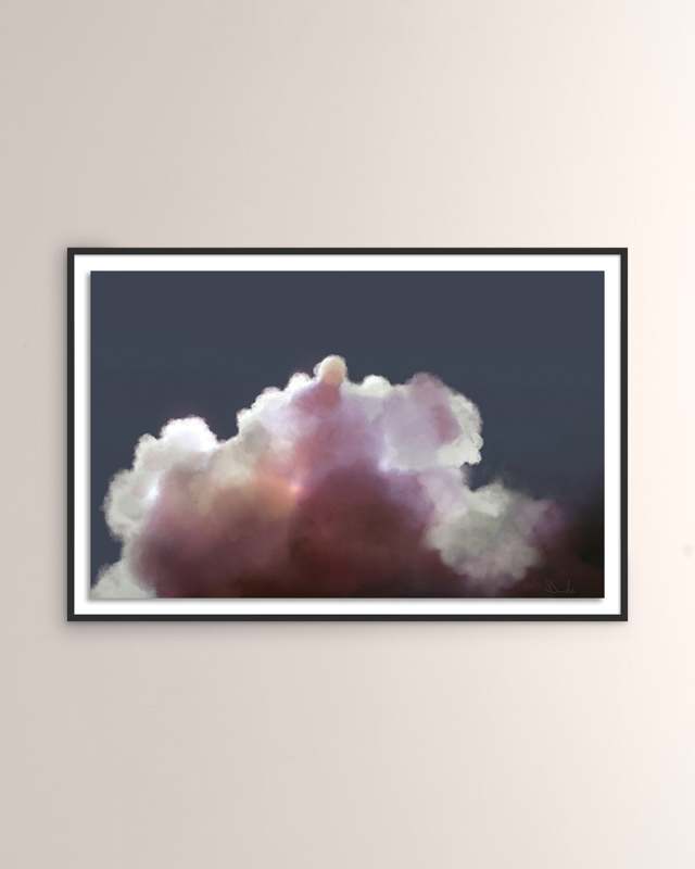 "Clouds" Framed Photographic Print by Dan Hobday